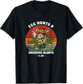 Stoned Easter Bunny With Joint 4/20 Marijuana Easter 420 Day T-Shirt