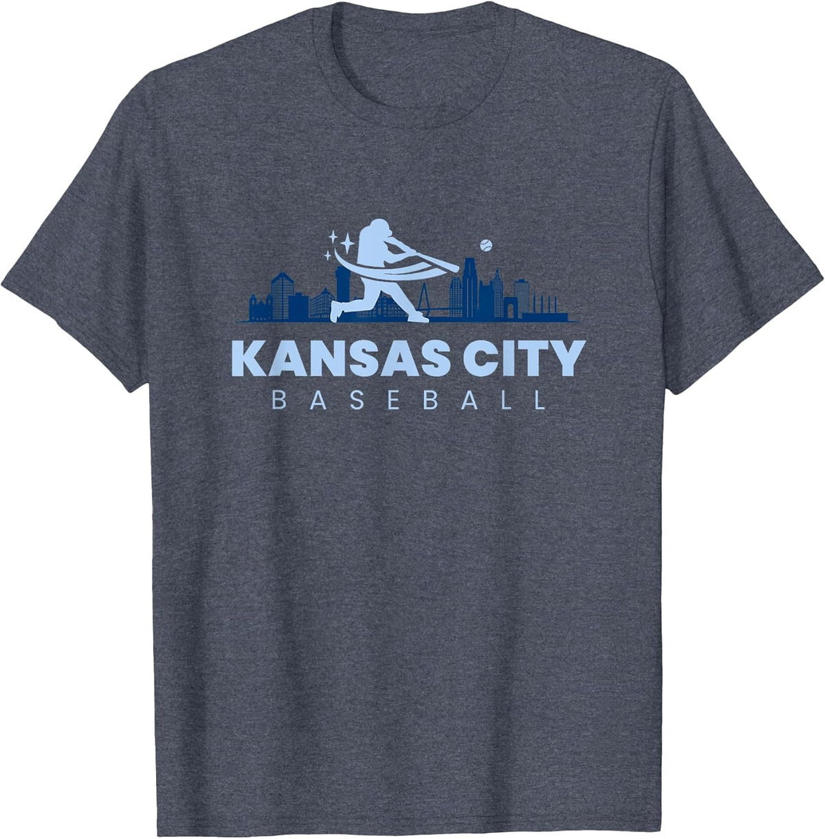 Kansas City Baseball Vintage Minimalist Retro Baseball Lover T-Shirt