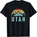 Utah Tee - Retro Vintage Mountains Hiking Nature T Shirt T-Shirt