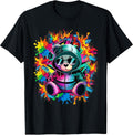 Swag Bear With Cool Glasses Urban Hip Hop Graffiti Art Style T-Shirt