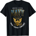 United States Navy Honor-Courage-Commitment T-Shirt