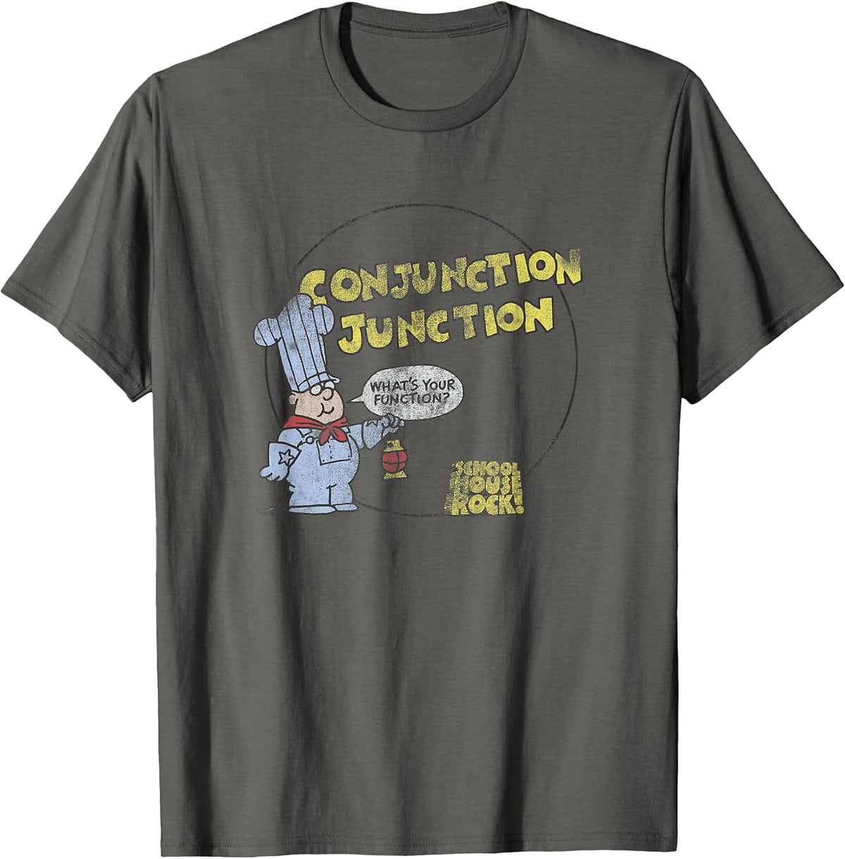Conjunction Junction Conductor Retro TV T-Shirt