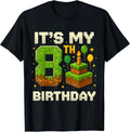 Birthday Boy Shirt It's My 8th Birthday Video Game