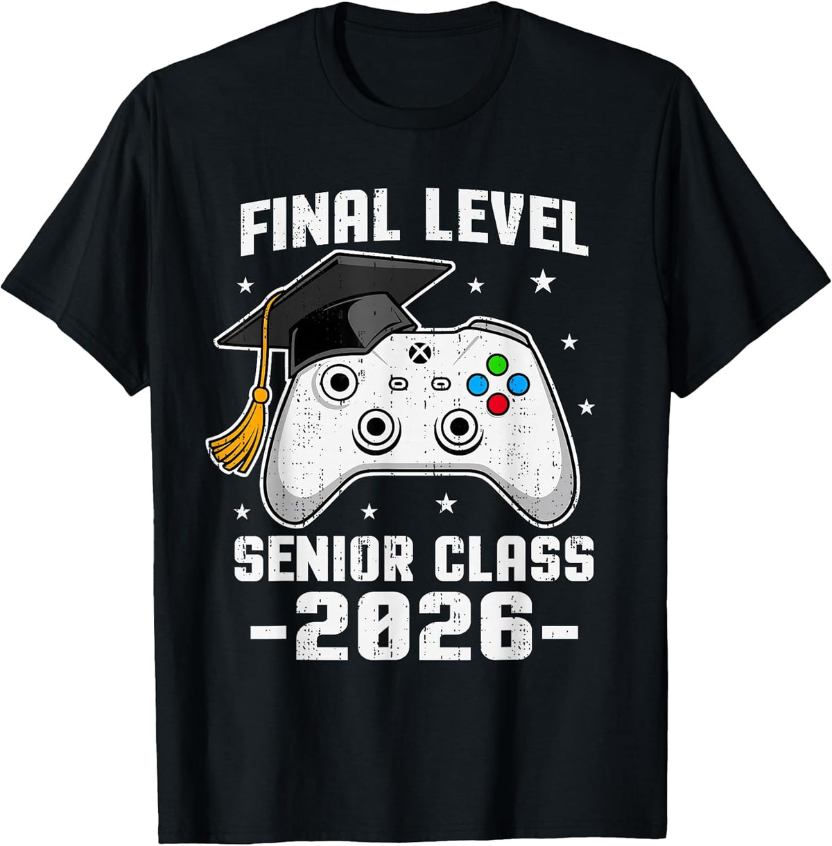 Senior 2026 Video Game Gamer Class of 2026 Graduation Grad T-Shirt