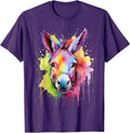 Pop Art Donkey Lovers Design Funny Donkey T-Shirt