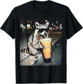 Funny Raccoon Drinking Milk Cute Animal Selfie
