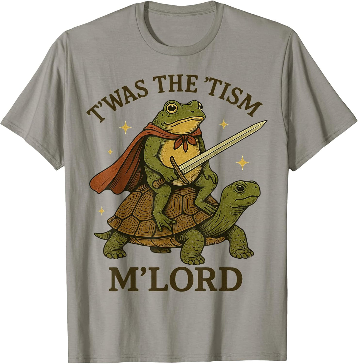 TWAS The Tism M Lord Funny Hero Vintage Frog Graphic Autism T-Shirt