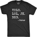 Mens Funny Jesus T Shirts Religious Tees with Funny Sayings Easter Tees for Guys