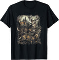 Vintage Deer Graphic Retro 90s Wildlife Aesthetic
