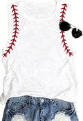 Womens Tank Tops Boho Casual Summer Tops Crew Neck Sleeveless Beach Graphic Shirts Muscle Workout Tunic Tops