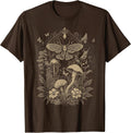 Cute Fairycore Floral Moth Aesthetic Girls Women Graphic T-Shirt Small