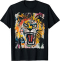 Pop Art Style Lion 90s Graffiti T-Shirt