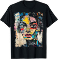 I Lov Art Style Women's 90s Abstract Painting Graffiti T-Shirt