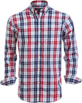 Mens Button Down Shirts Cotton Long Sleeve Shirts Regular Fit