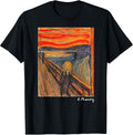 Famous Art The Scream by Munch Artist Painting T-Shirt