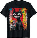 Pop Art Style Cat 90s Men's Graffiti T-Shirt