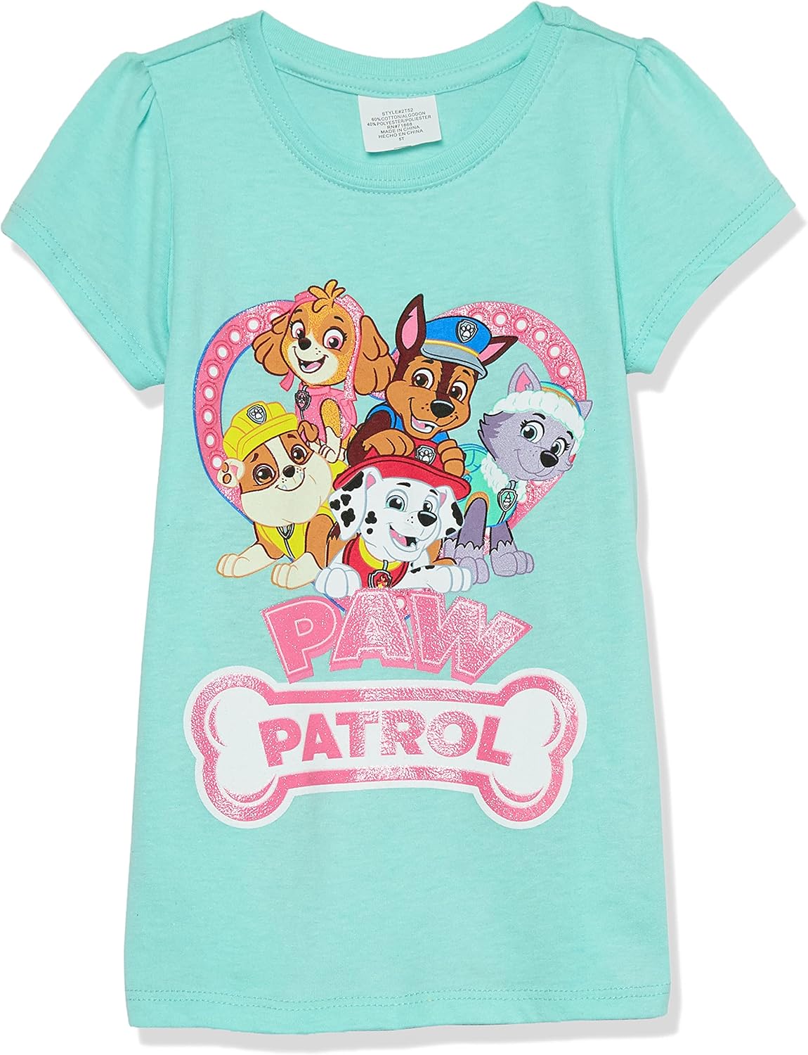 Girls' Paw Patrol Skye Forever Fun Short Sleeve T-Shirt