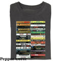 90'S Hip Hop Cassette Tapes Mix Tapes Mixtape 100% Ringspun Cotton Music T-Shirts