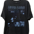 90s Band Crystal Castles Music Tour Shirt Crystal Castles Castles Alice Glass & Ethan Kath Classic Collar Top T-Shirts