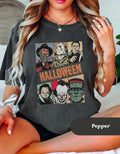 90s Horror Movie Shirt Retro Halloween Ghostface Shirt Horror Fan Bundel Spookydoodles Shirt Halloweentown 13th Shirt Crystal Lake Horror Movie Characters T-Shirts