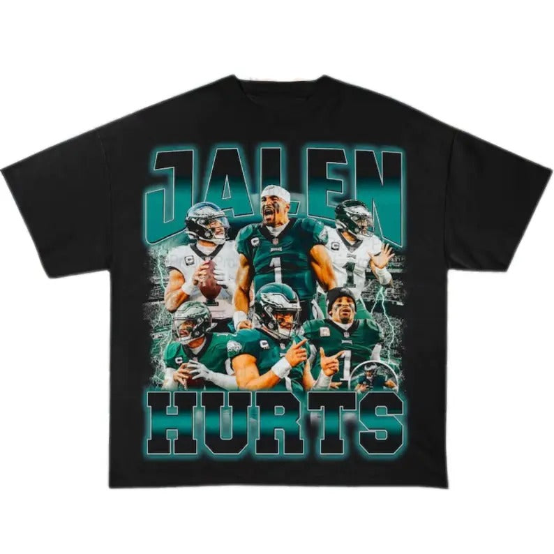 90s Jalen Hurts Shirt Football Fans T-Shirts