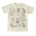 90s Tattoo Cat Retro Kitten Nature Shirt Cat Lovers Cats Space Relaxed Funny Top Menswear Streetwear T-Shirts