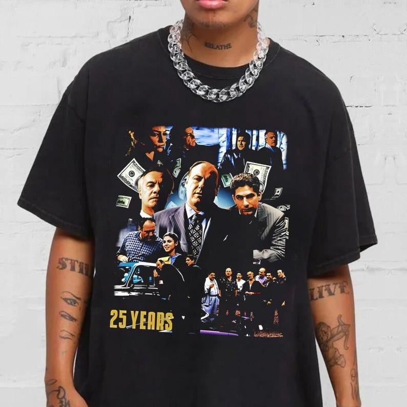90s Tony Soprano Sopranos Shirt Him 90s Goodfellas Movie T-Shirts