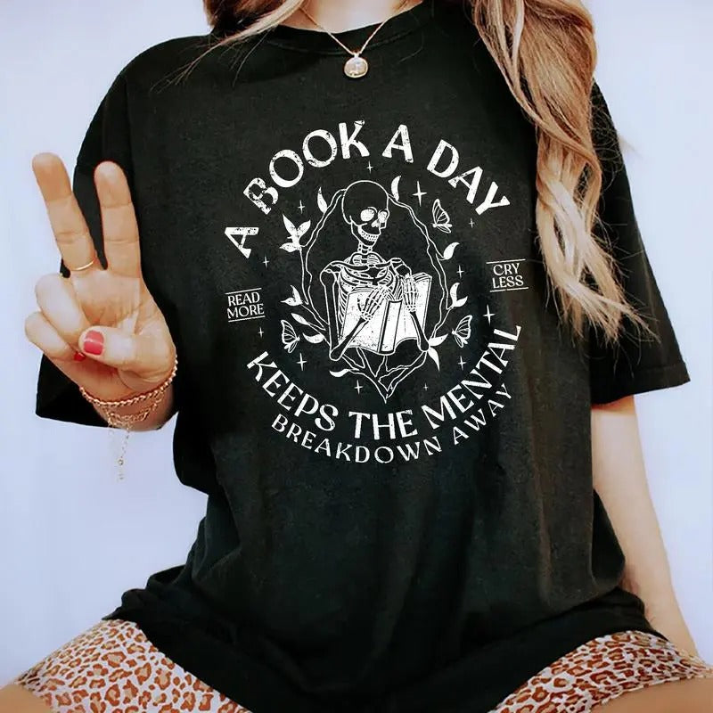 Book Day Keep Mental Breakdown Away Shirt Bookish Book Book Lover Reading Book Bookworm T-Shirts