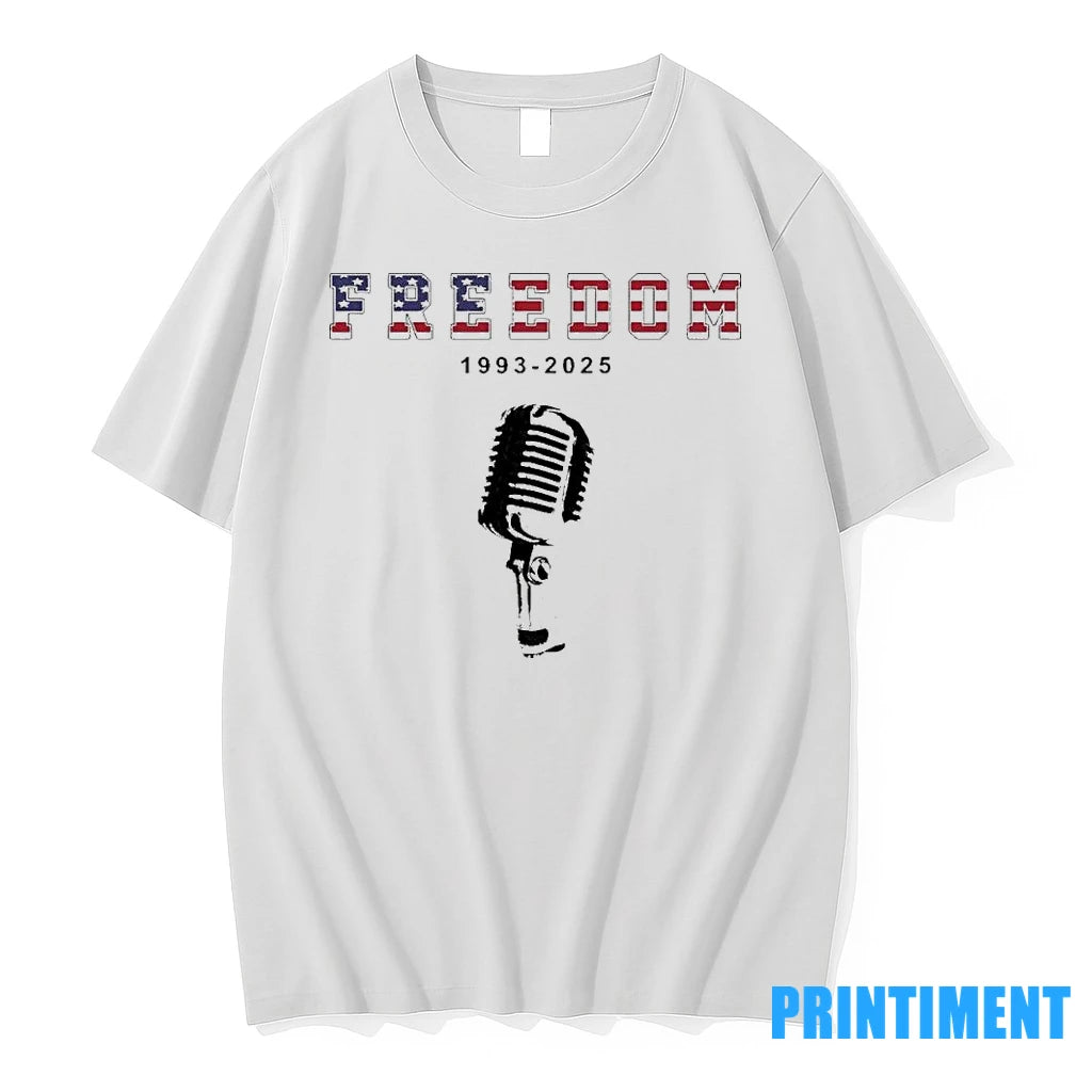 A True Patriot Freedom 1993 2025 Usa Printed Charlie Kirk Tshirts Sweater Hoodie