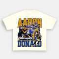 AARON DONALD 2 TEEee Vintage Baseball PGA Masters Open Golf Casual Classic Cotton Fabric Menswear Top Medium T-Shirts