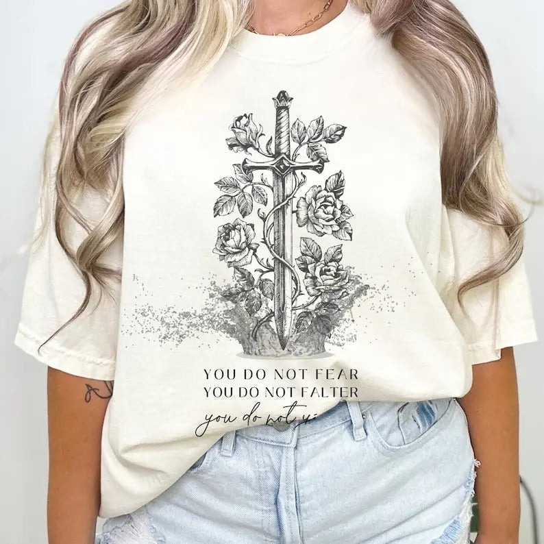 ACOTAR Shirt ACOTAR Velaris Shirt You Do Not Yield Rhysand Feyre SJM Sarah J Maas T Acotar Sarah J Maas Bookstagram T-Shirts