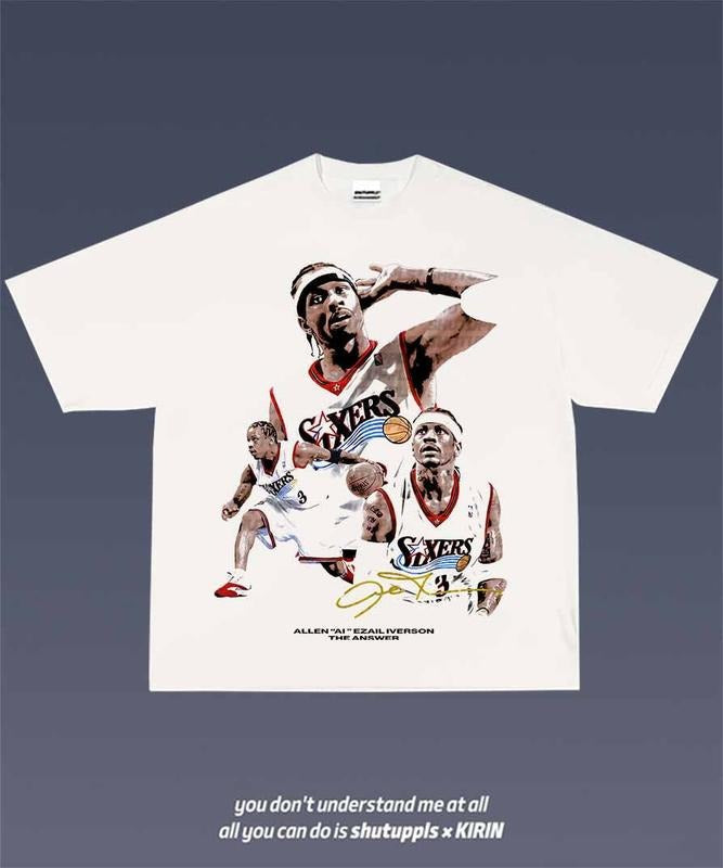 ALLEN IVERSON 5.17 VINTAGE SPORT FAN T-Shirts