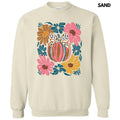 Abstract Flowers & Pumpkin 'NLB' T-Shirts