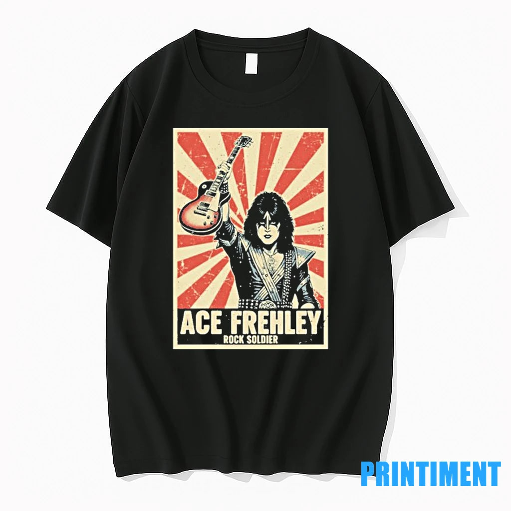 Ace Frehley Rock Soldier Rip Tshirts Sweater Hoodie