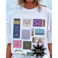 Acotar Matchbox Collage Shirt Acotar Velaris Sarah J Maas Sjm Bat You Do Not Yield Lady Death Booktok T-Shirts