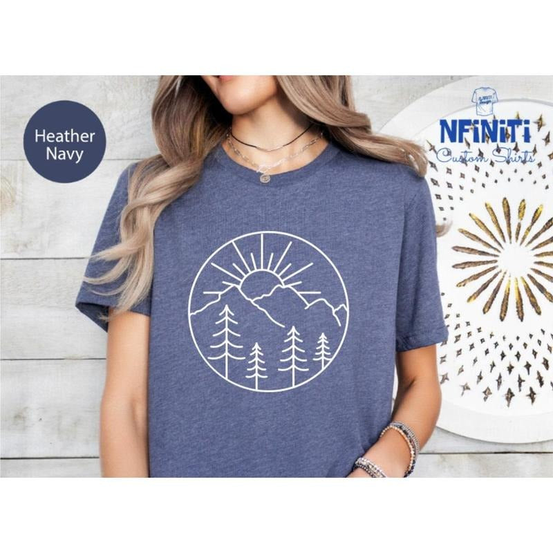 Adventure Adventure Shirt Camping Shirts Mountain Hiker Nature Lover Shirt Camping Vacation Shirt T-Shirts