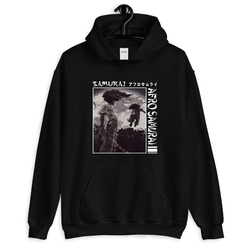 Afro Samurai Under Sun Japanese Manga Otaku Sword Warrior T-Shirts