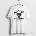 Aggies Utah State University Mascot Big Head Shirt Tee