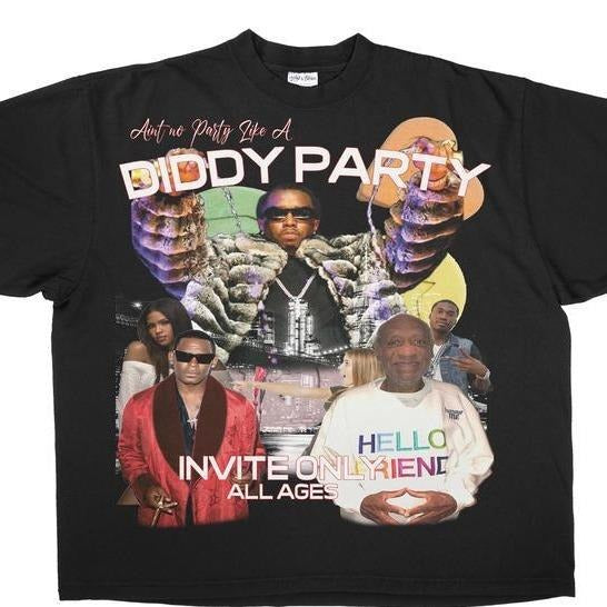 Aint No Party Like Diddy Party Retro Vintage Y2k T-Shirts