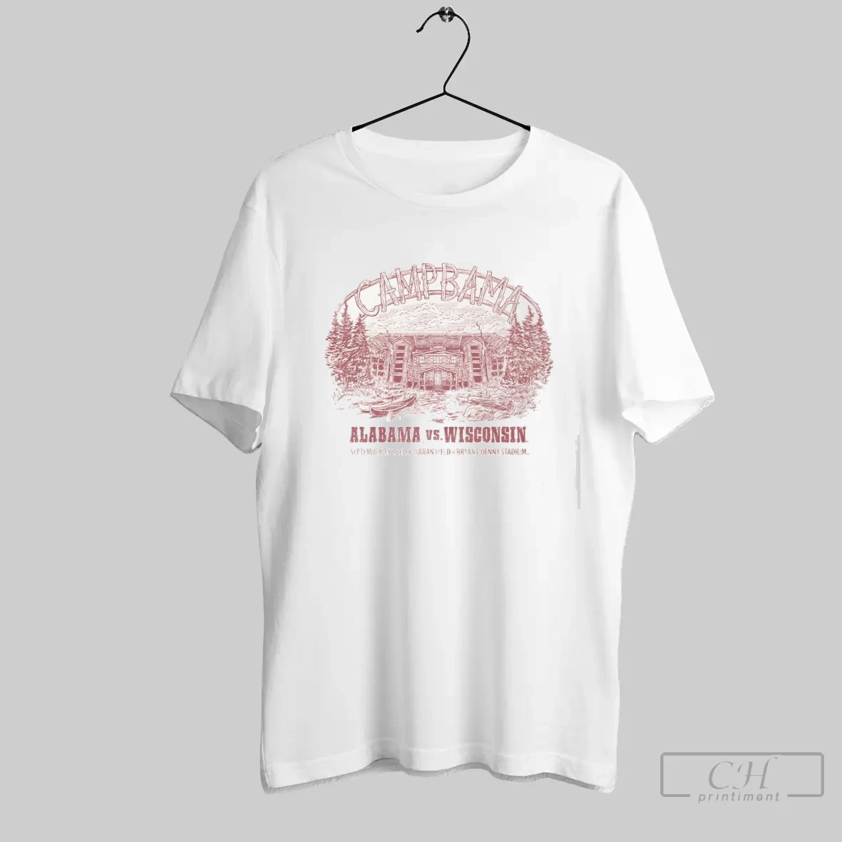 Alabama Vs Wisconsin 2025 Camp Bama T Shirt
