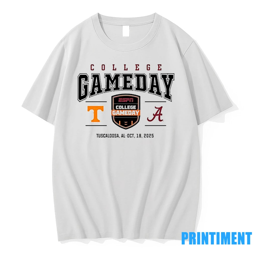 Alabama Vs Tennessee 2025 College Gameday Tuscaloosa Al Tshirts Sweater
