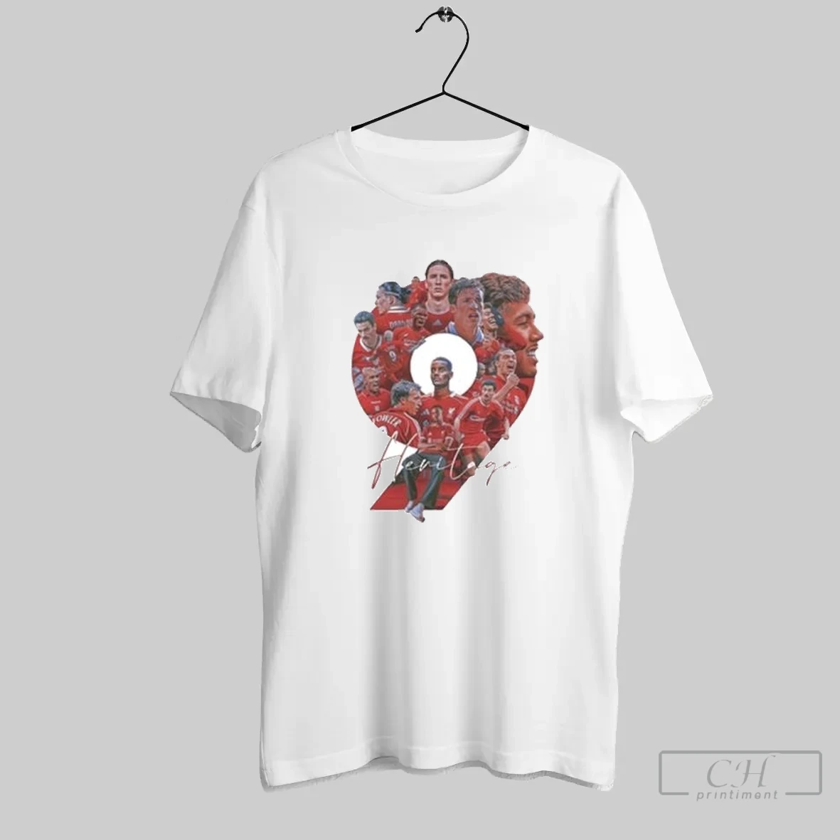 Alexander Isak Heritage No 9 Liverpool T Shirt