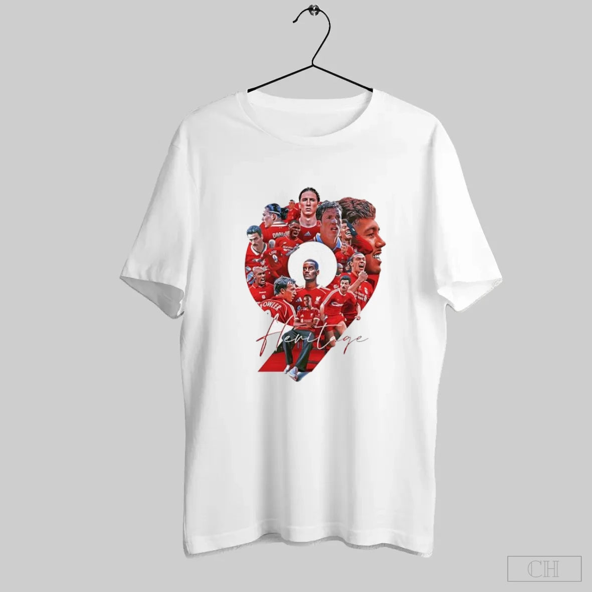 Alexander Isak Heritage No 9 Liverpool Signature Shirt Tee