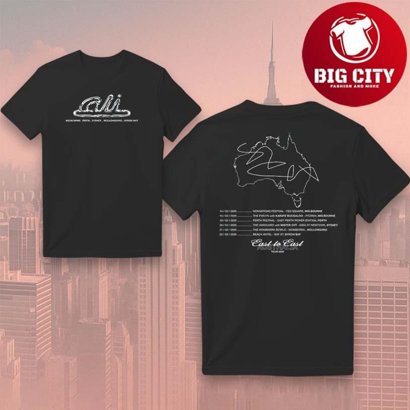 Ali East to East AUS Tour Chrome Two Sided Shirt