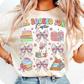 All Booked Easter Easter Books Bunny Reading Teacher Bunny Cute Easter Nerd Easter Teacher T-Shirts