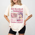 All Booked Valentines Comfort Colors Shirt Teacher Valentine Shirt Book Lover Bookish T-Shirts