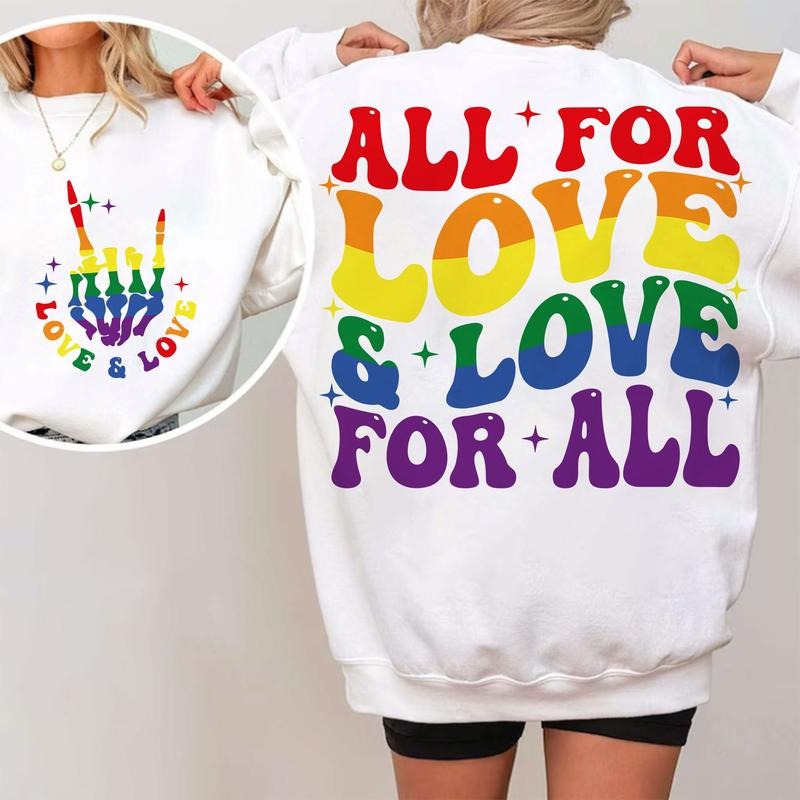 All Love Love All Pride Ally Cutting File Gay Pride Gay Pride LGBTQ LGBTQ Pride Month T-Shirts