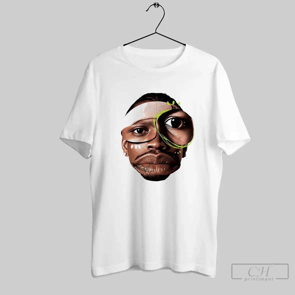 Allen Iversonbasketball The Answer Big Head T Shirt