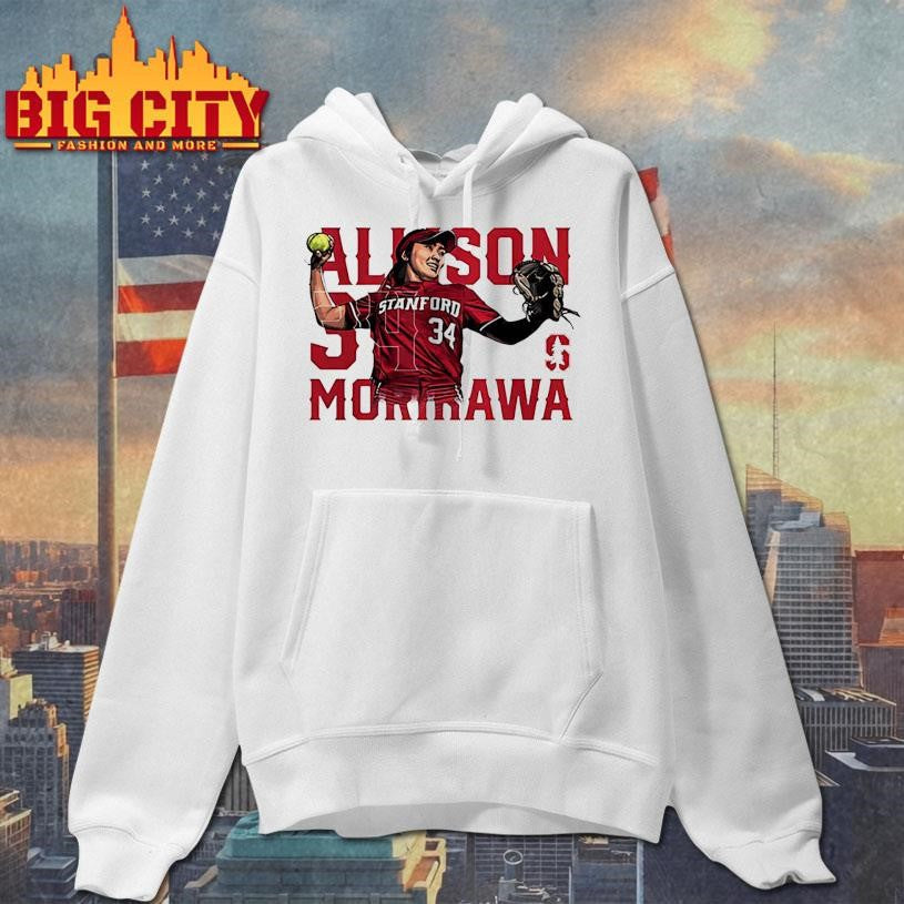 Allison Morikawa Stanford Softball NCAA Caricature Shirt