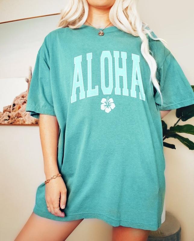 Aloha Shirt Hibiscus Hawaii Beach Summer Hibiscus Flower Shirtstyle{N002}2 T-Shirts